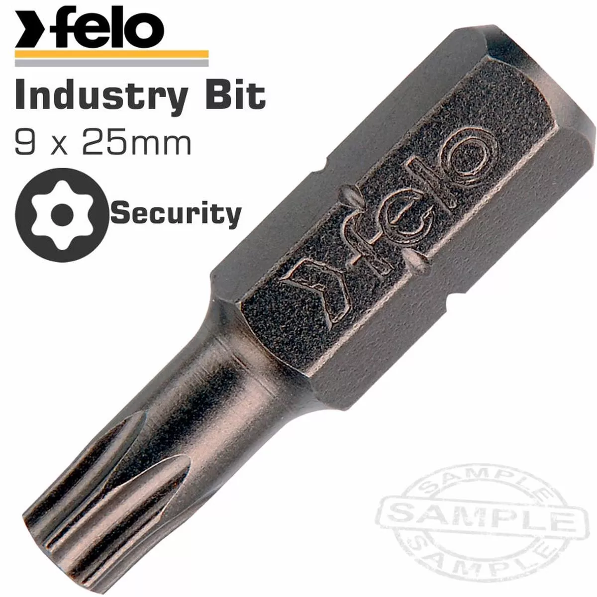 FELo Torx Security Tx9 X 25mm Bulk Ins. Bit FEL02709010