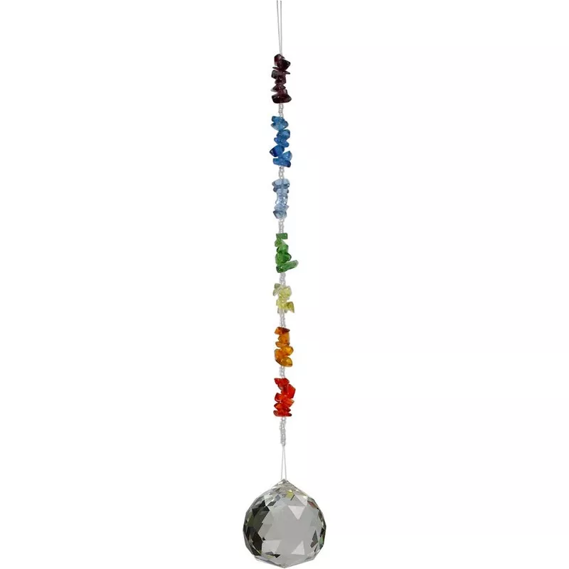 Hanging Crystal Chips Stone Chakra (Each)